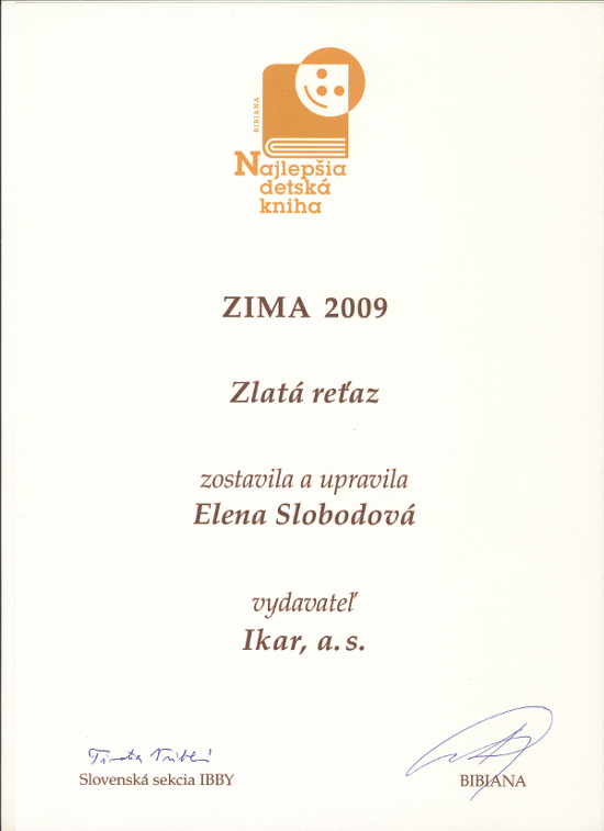  NAJLEPŠIA DETSKÁ KNIHA ZIMY 2009